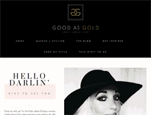 Tablet Screenshot of goodasgoldliving.com